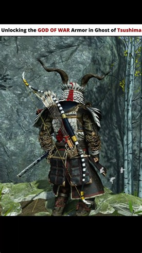 How to Unlock the GOD OF WAR Armor in Ghost of Tsushima #ghostoftsushima