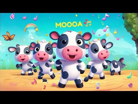 Moo Moo Moo! A Cow Song for Kids - A Song About Cows
