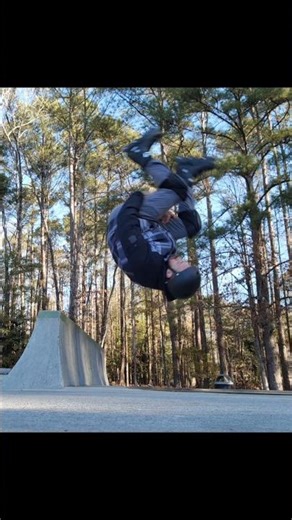 Front Flip on Roller Blades Fail