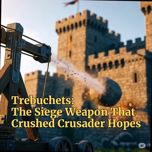 Firing a REAL Medieval Trebuchet! #HistoryShorts