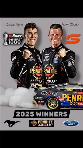 2025 Repco Bathurst 1000: Matt Payne & Garth Tander’s Epic Ford Mustang Victory at Mount Panorama!