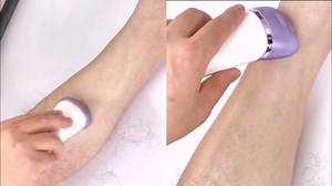 VOYOR Epilator for Women, Cordless Epilators Hair Removal for Women, 3 in 1 Hair Removal Device for Leg Arm Face with 30 Tweezers, Rechargeable Wet & Dry Electric Lady Shaver & Trimmer BM300 (Purple)