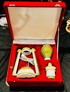 Hand-carved Jali Marble Lantern: Flickering Light, Boho Home Decor - Etsy