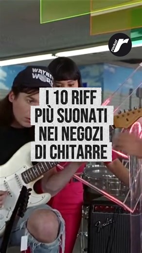 10 riff più suonati nei negozi di chitarre