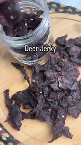Venison Jerky! Screenshot recipe at the end! #venison #hunt #deerseason #deerrecipes #homesteas #homesteading #jerky #jerkyrecipes #deerjerky #venisonjerky #venison | The Sprouting Homestead