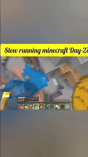 Slow running Minecraft Day-26 🐢|#shortvideo #minecraft