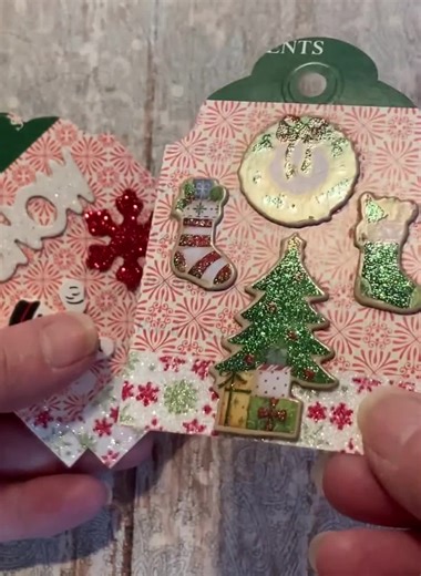 Handmade Christmas Gift Tags, Snowflakes and Gingerbread, Set of 5 - Etsy