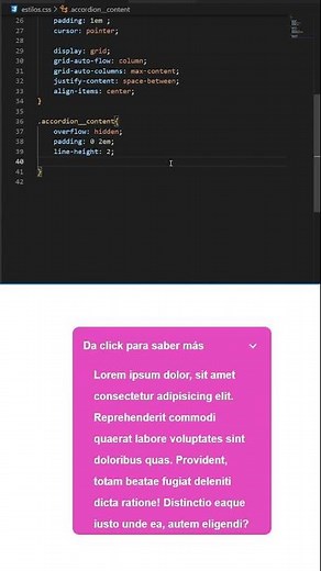 Animaciones JavaScript (Acordeón Animable)