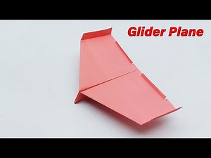 How to Make a Best Paper Airplane Glider