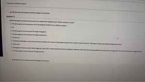 Define pathogenicity islands and describe how researchers recog... | Filo