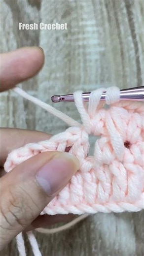 EASIEST TEXTURED BLANKET STITCH EVER! 🧶 #easycrochet #crochetforbeginners #freecrochetpattern