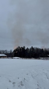 A massive gas explosion of the interstate gas line in Willow River Minnesota. Fire is shooting over 100 feet high. All roads are closed off for any traffic. They expect for a fire to continue for 3 to 5 hours until all the gas is burnt out in the pipeline from Filianson, which is about 10 mile distance. | Stan Bodnar