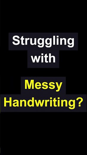 Fix Messy Handwriting #shorts #writing