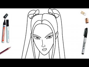How To Draw Mira K-Pop Demon Hunters Easy Step By Step | K-Pop Demon Hunters Art Lesson