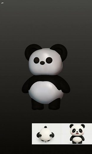 How to Sculpt a Cute Panda in Nomad Sculpt 🐼 | Full Beginner Tutorial