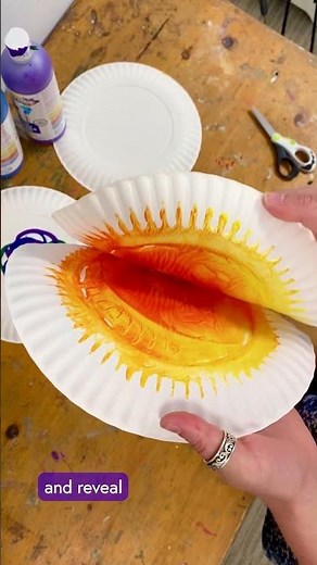 Paper Plate Planets Process Art