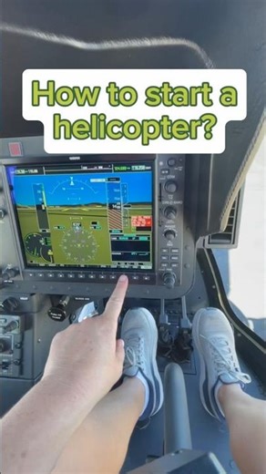 How to start a Bell 505 Helicopter #helicopter #enginestart #helicopterpilot #bell505