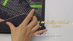 Excel Shortcuts Mouse Pad PC Office Spreadsheet Keyboard Mat Commonly Used Keys Quick Reference Upgraded Pro Version (Black), Large