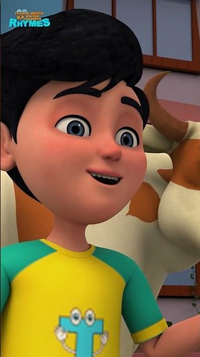 मेरी गैया आती है #cow #nurseryrhymes #cartoon #gaiya #cowvideos #rhymes #shorts