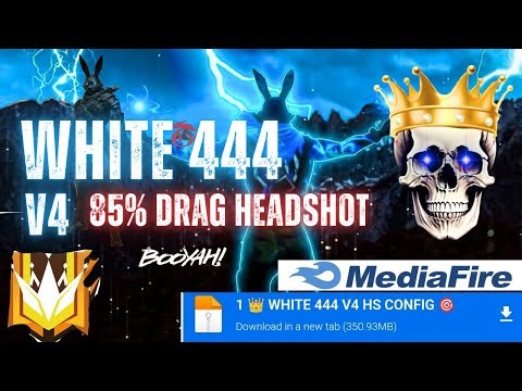👑 WHITE 444 V4 | 🎯 85% DRAG HEADSHOT⚙️ FREE FIRE CONFIG | 🔥VIP SCRIPT + MACRO🚀 SMOOTH AIM+ 🧩 𝗥𝗘𝗚𝗘𝗗𝗜𝗧