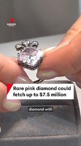 365K views · 6.2K reactions | A rare pink diamond with royal heritage is set to go under the hammer today in New York. The gemstone once belonged to the daughter of French queen Marie Antoinette. Weighing more than 10 carats it dates back to the mid 18th century. #diamond #pinkdiamond #auction #diamondauction #royalty #7NEWS | 7NEWS Australia | Facebook
