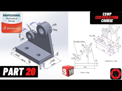 Day 20|| CSWP Free Course |CSWP Segment 01 Preparation ||Solidworks Tutorial Beginners+Intermediate