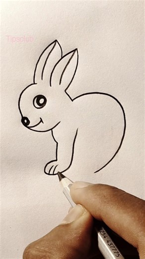 5= Rabbit Arts #drawing #easydrawing #pencildrawing #stepbystep #viral #tipsclub