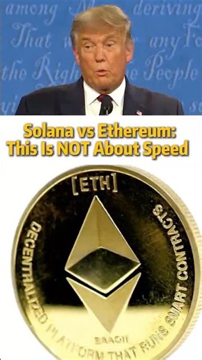 Solana vs Ethereum: This is not about speed #bitcoin #bitcoinmining #ethereum