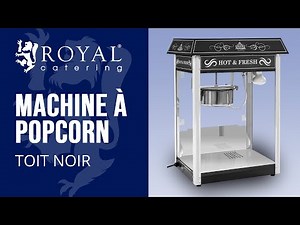 Machine à popcorn Royal Catering RCPS-16.2 | Présentation du produit