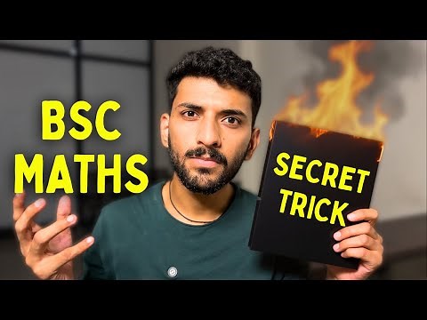 Complete Roadmap to Master BSc Mathematics