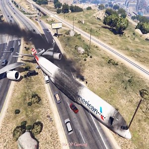 84K views · 1.1K reactions | Airplane Crash Landing Aircraft in Distress - GTA 5 | Mr OP Gaming | Facebook