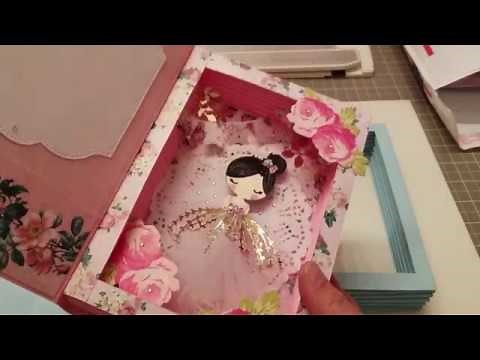 EASY SHADOW BOX BOOK CARD TUTORIAL