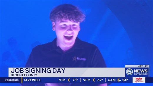 Job signing day in Blount County
