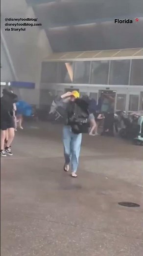 Severe Storm Batters Disney's EPCOT in Florida