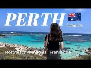 [Perth Trip] How to enjoy Western Australia in 3 days✈️ | Fremantle, Rottnest Island, Pinnacles