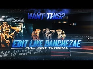 How to make Edit like sanchezae - ‪@sanchezae‬ AFTER EFFECTS