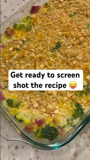 Ham & Broccoli Rice Casserole