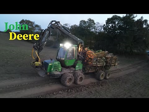 🌳 Débardage porteur John Deere 810 ! Dans le ( 24 ) / Th Exploitation forestière🪵