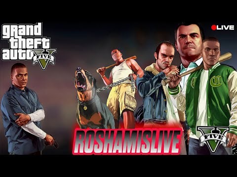 ROSHAMisLIVE with GRAND THEFT AUTO V STORY MODE 4K - GTA V - Part 4