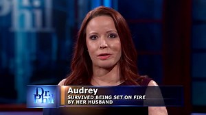 A woman who survived being set on fire by her then-husband has a powerful message for a young woman in an abusive relationship.| Full story: drphil.tv/110218 | Dr. Phil