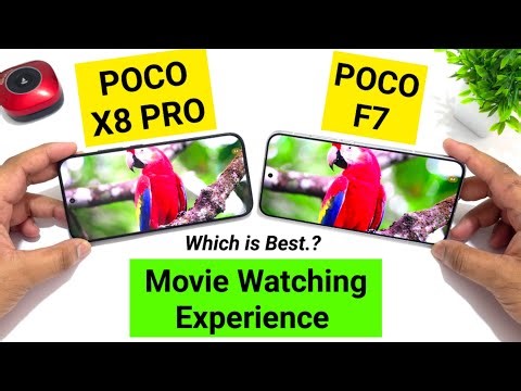 POCO X8 Pro vs POCO F7 Display Movie Watching Experience 🔥🔥🚀🚀🚀