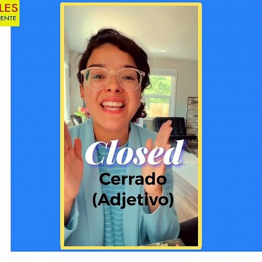 ¡Esta es la diferencia entre CLOSE y CLOSED ! Inglés pa mi gente