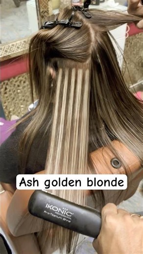 Ash golden blonde hair colour #shorts #blonde #hair brother