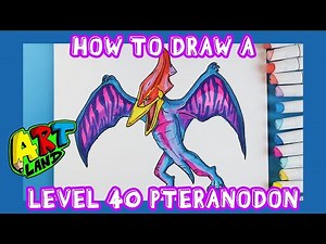 How to Draw a LEVEL 40 PTERANODON!!!