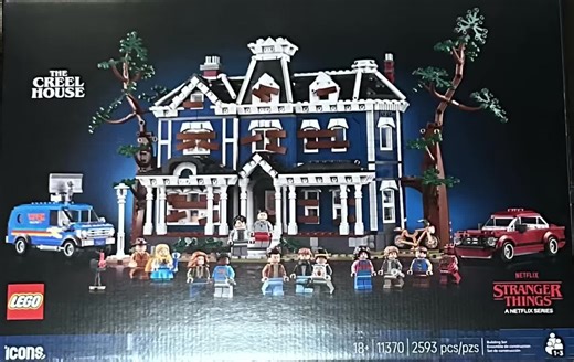 Lego Stranger Things Creel House Bag 8 Step by Step Build #strangerthings5 #lego #build #fyp #vecna