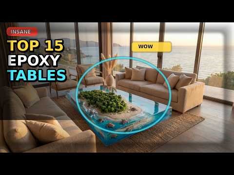 Top 15 Epoxy Tables That Broke the Internet 🔥 (Insane Finishes)
