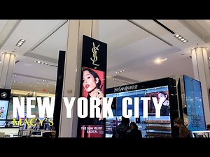 🇺🇸[4k] New York City | Walking tour Macy's Department Store | Herald Square, Manhattan NYC 🇺🇸🗽