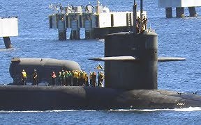 【美国海军】俄亥俄级改巡航导弹核潜艇“密歇根”号（SSGN-727）横须贺(2018)