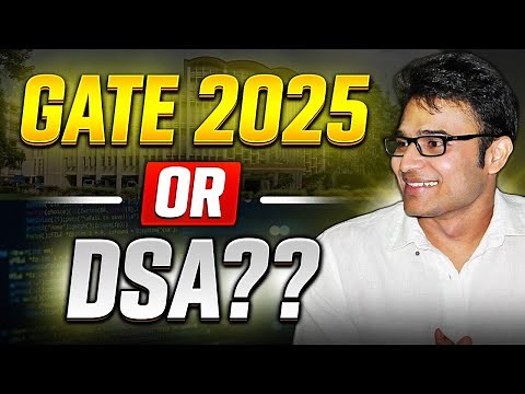 GATE 2025 or DSA??? 🤔 | Watch the video till end | Ravindrababu Ravula
