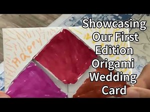First Edition Origami Wedding Card Showcase | Peaceful Puzzles